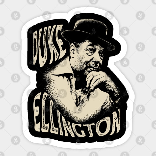 Duke Ellington Sticker by Yopi